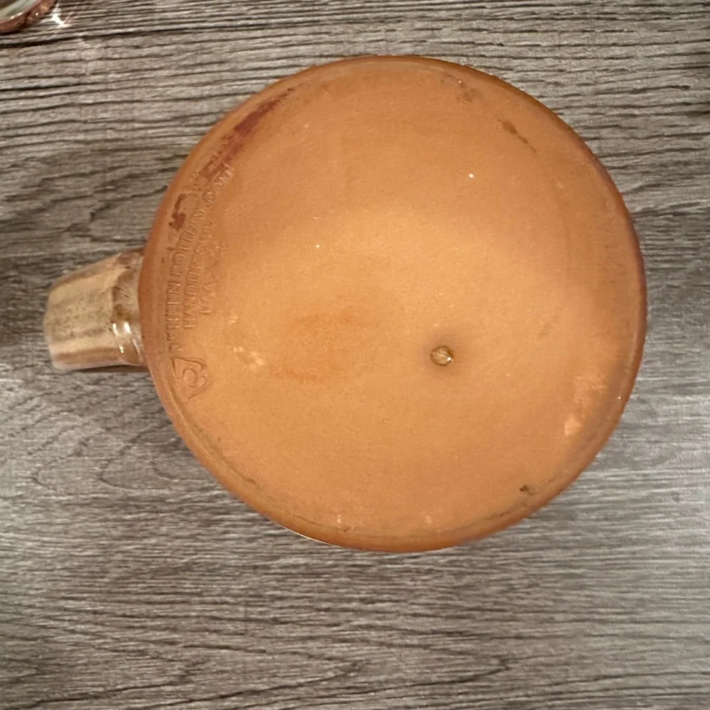 Deneen Pottery Egg Harbor Cafe Mug Rooster Hand Thrown USA 2011